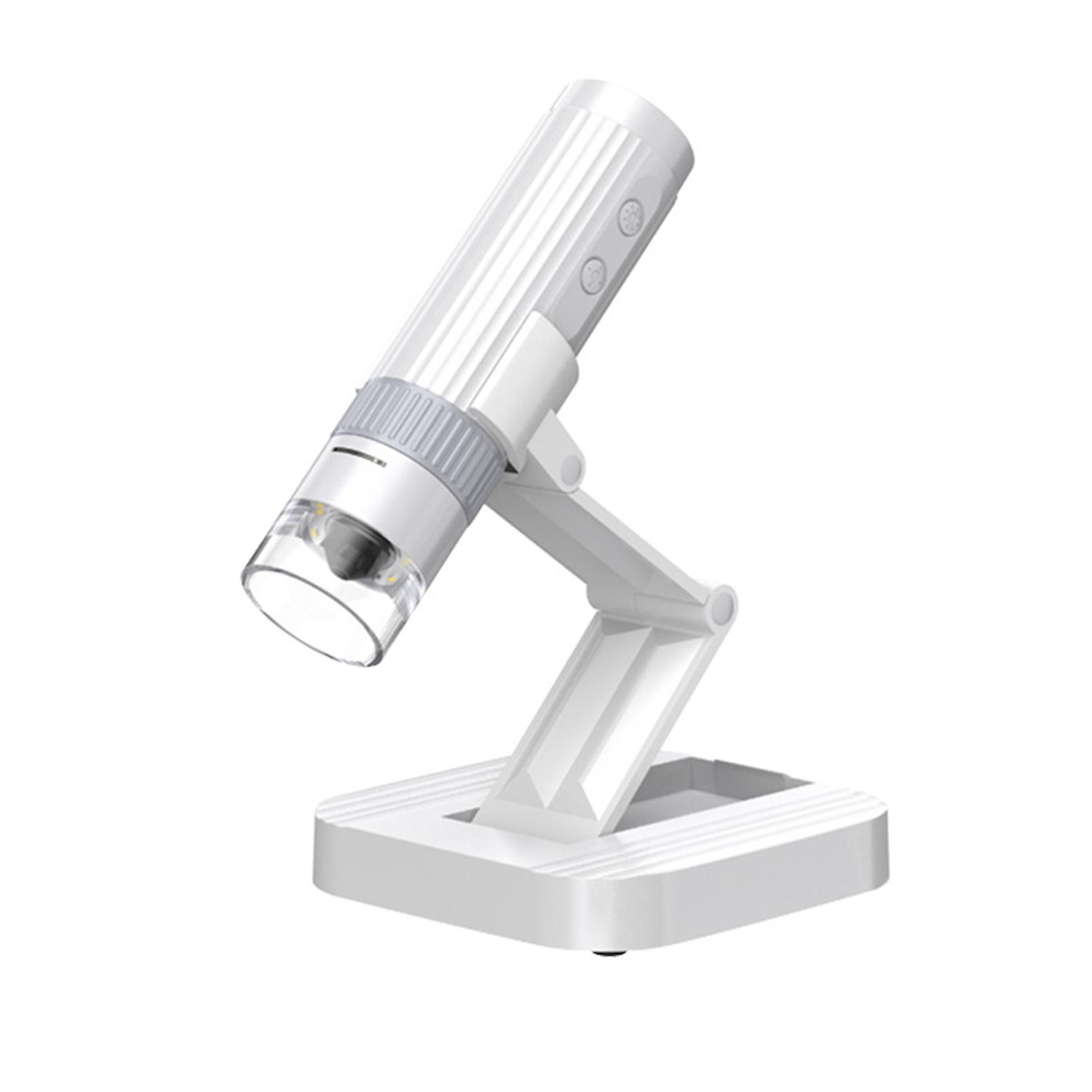 1000X HD WiFi Digital Microscope with 8 LED Lights & USB Support - White