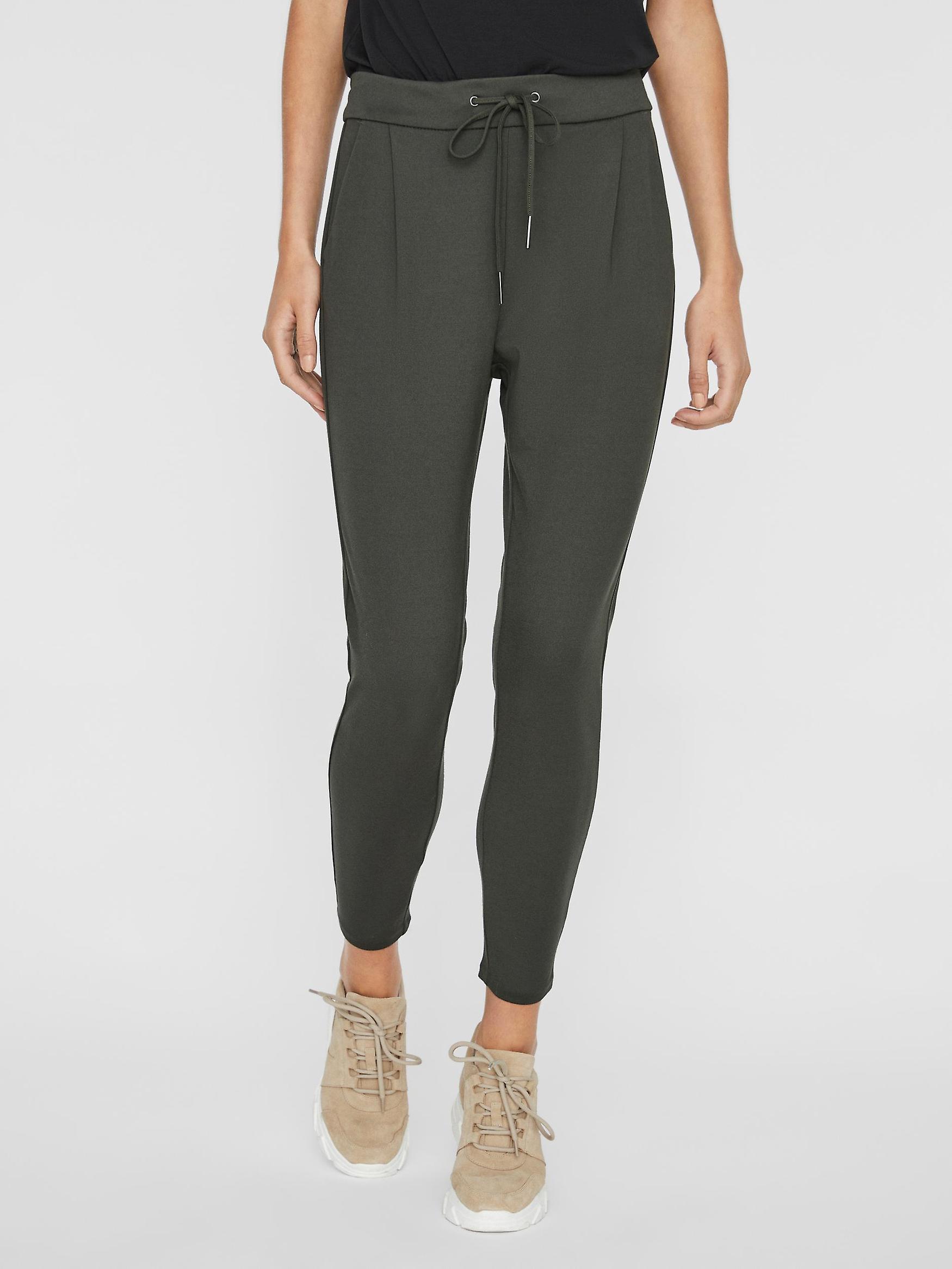 VERO MODA Women's Trousers Elegant Stretch Office Pants Drawstring VMEVA NEW