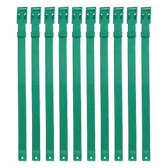 Adjustable Goat Collar 10PCS Goat Collar PU 23 Inch Adjustable Livestock Collar for Farm Animal Cow Horse Sheep Green