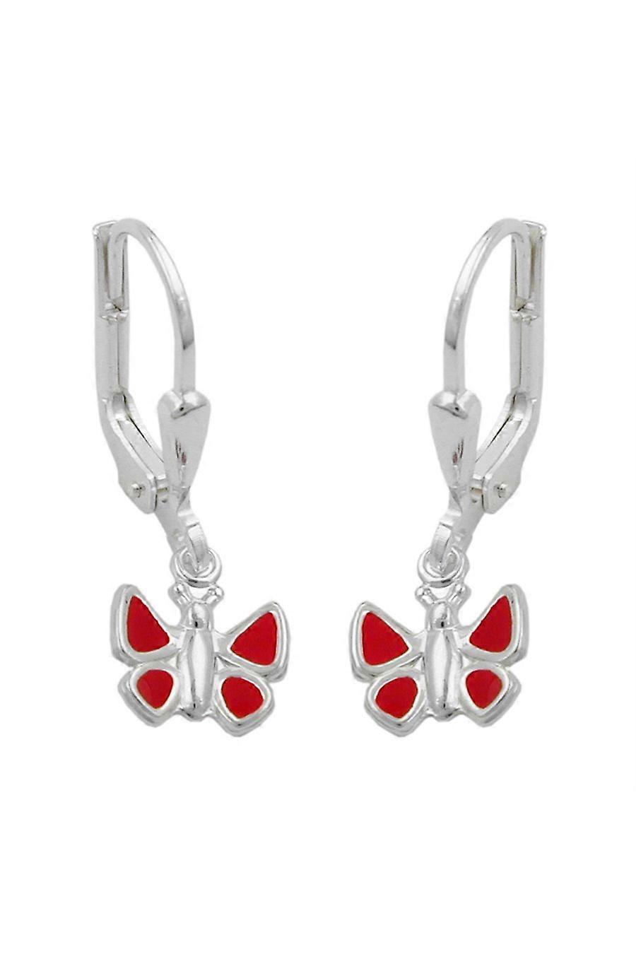 Earrings Leverback Butterfly Silver 925 - Gl93176
