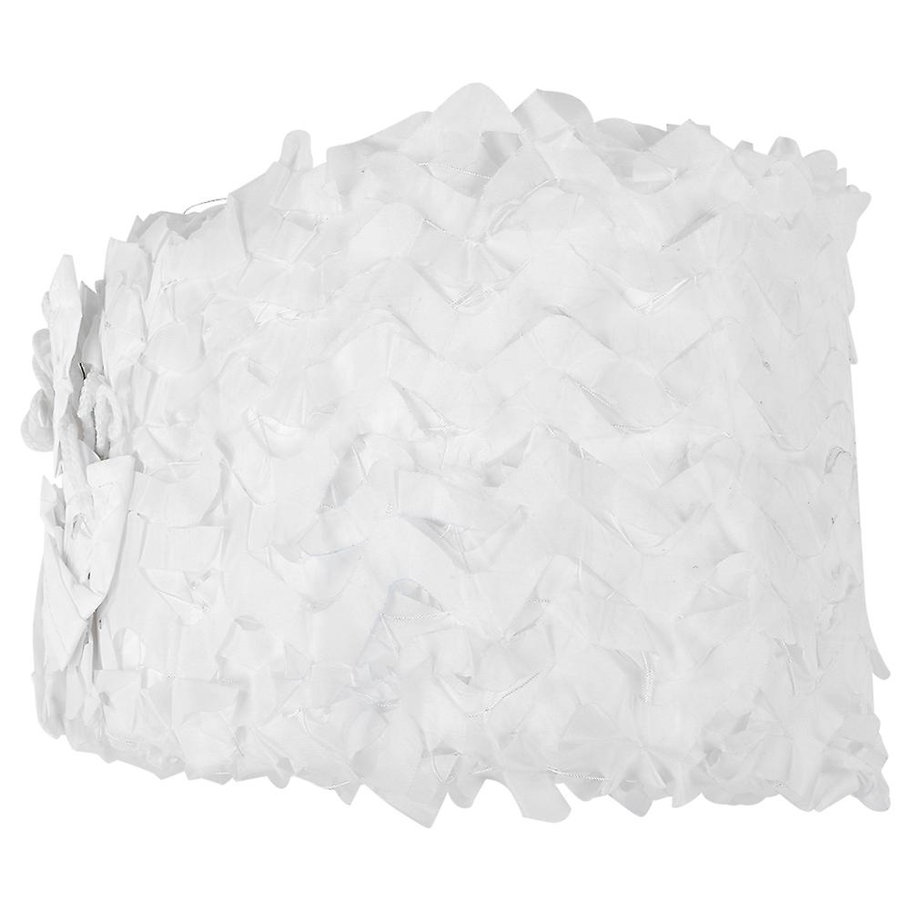 Outdoor Camouflage Netfor Military Hunting Shooting Netting for Hunting Shooting Camping Sunscreen Net Shelter(White 2*4)