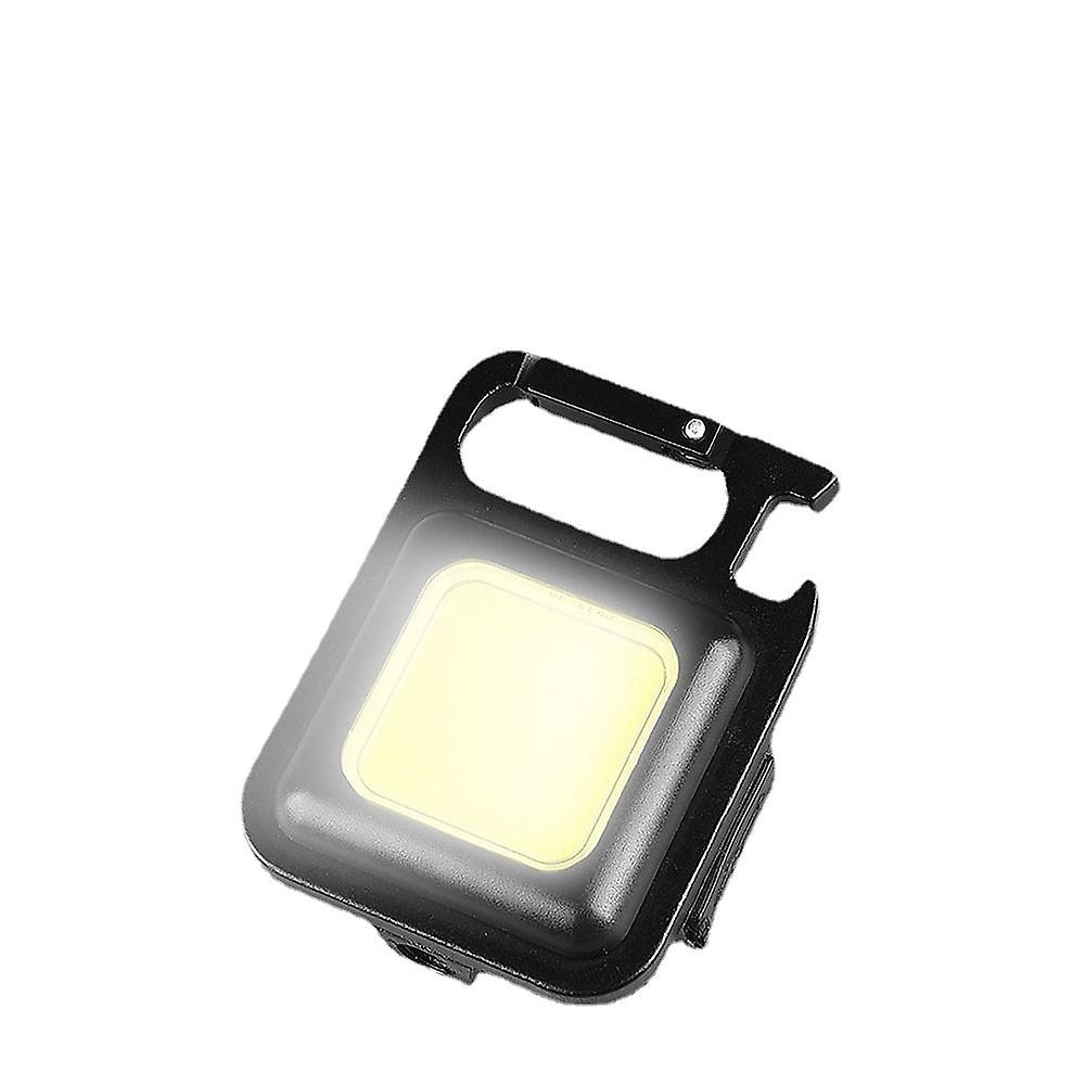 Mini Led Flashlight Work Light Portable Pocket Flashlight Keychains Usb Rechargeable For Outdoor Camping Small Light Corkscrew