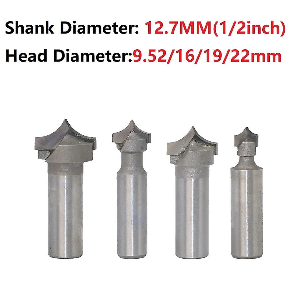 CNC End Mill 12.7mm Round Nose Drill Round Cutting Point End Mill Sharp Cutter Solid Carbide Woodworking Tools~12058