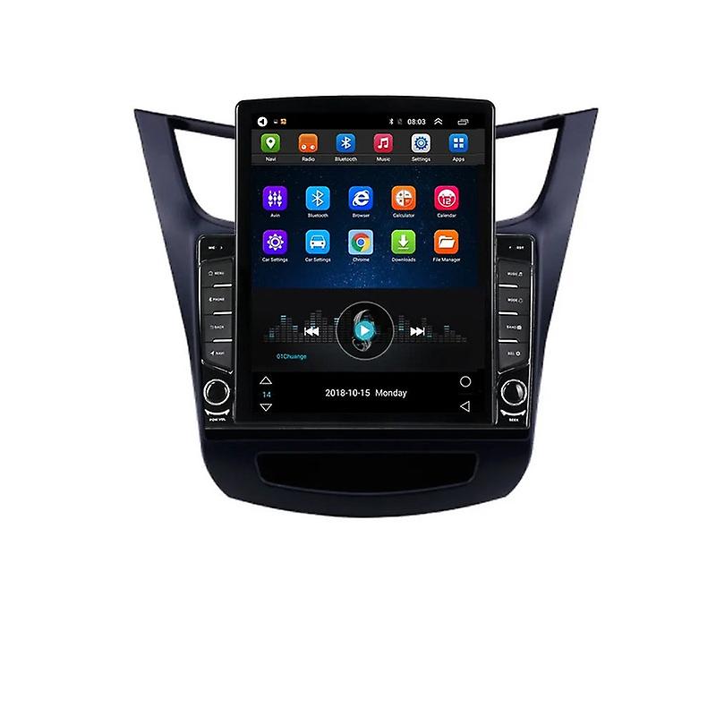 9.7" Android For Chevrolet Sail 2015 2016-2018 Tesla Type Car Radio Multimedia Video Navigation GPS