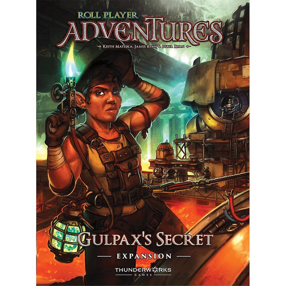 Roll Player Adventures Gulpaxs Secret Board Game for 1 to 4 Players Ages 14+