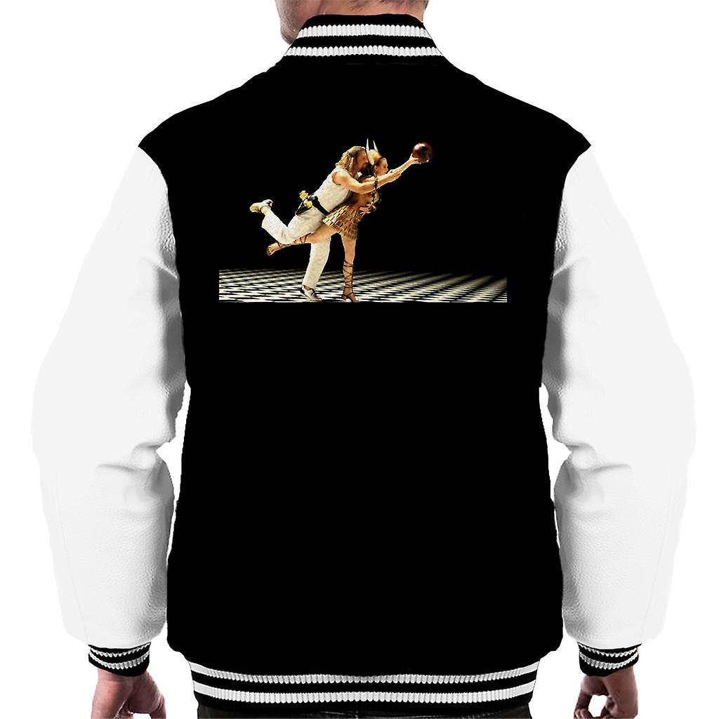 The Big Lebowski The Dude And Maude Bowling Dream Sequence Men's Varsity Jacket
