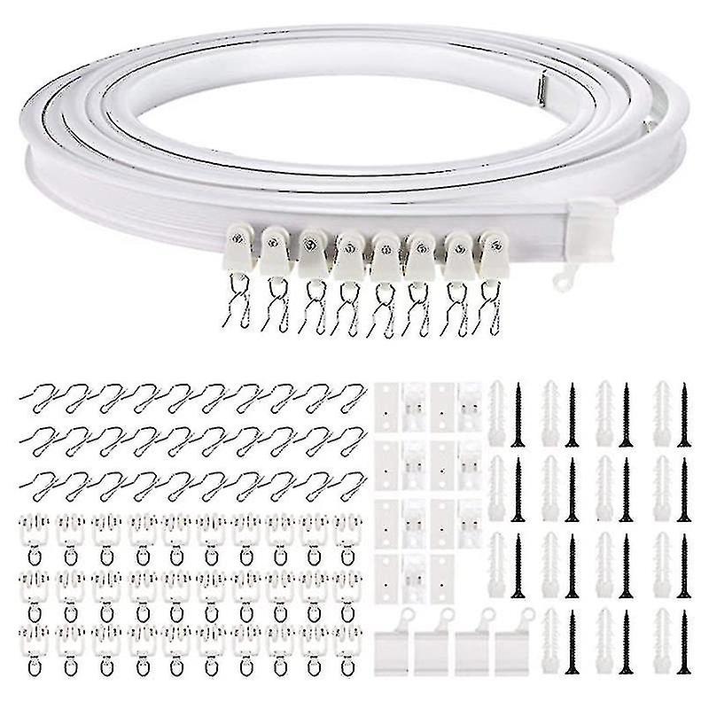 1-5 Meters Bendable Ceiling Curved Curtain Track Flexible Ceiling Curtain