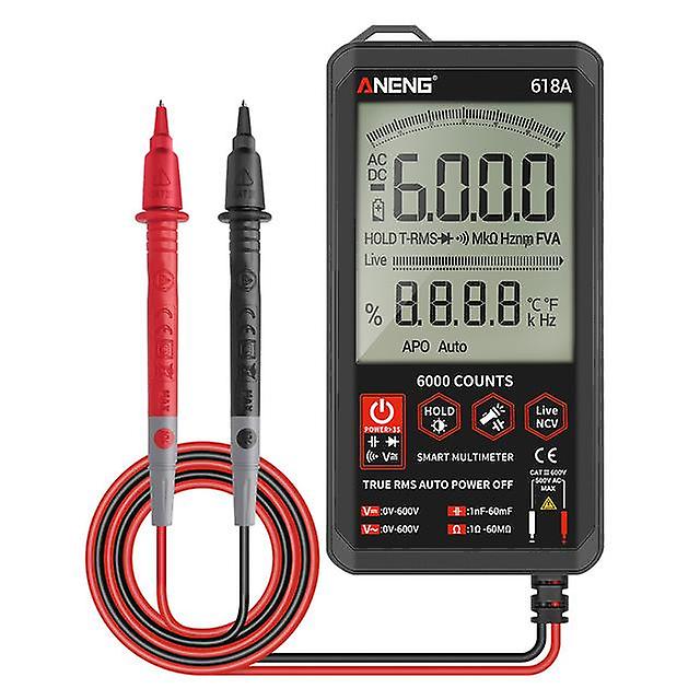 Diode Tester Ac Dc Voltage Resistance Capacitance Backlight Digital Multimeter Touch Screen Continuity Home Electronic Data Hold