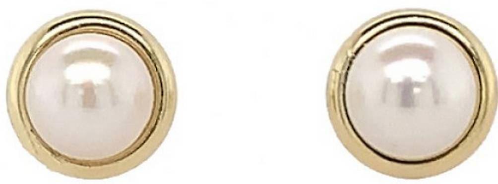 Mark Milton Culture Pearl Stud Earrings  - Gold