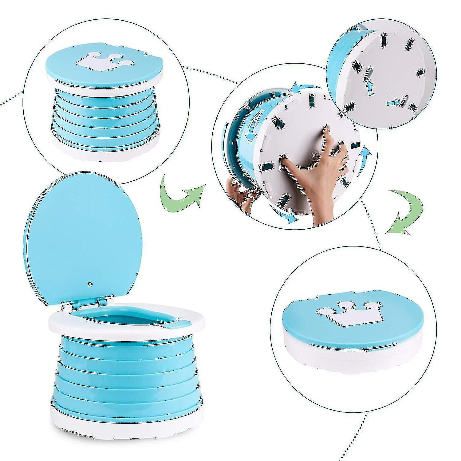 الأطفال للطي المرحاض المحمولة للطي مقعد المرحاض بنين / بنات