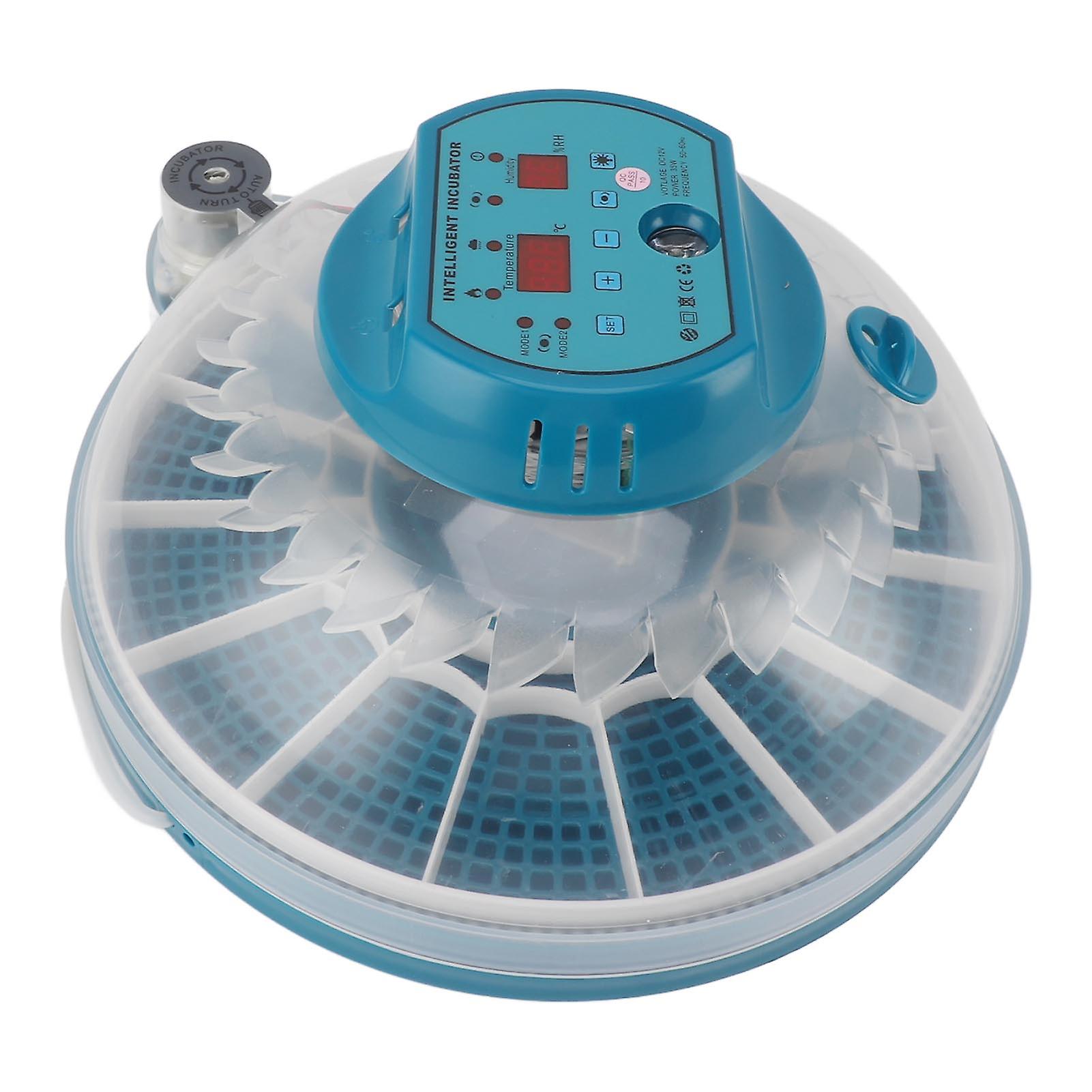 Eggs Incubators Intelligent Thermostat Chicken Hatching Incubator Eggs Poultry Hatcher Candler for Duck Goose Egg Dual Power Supply