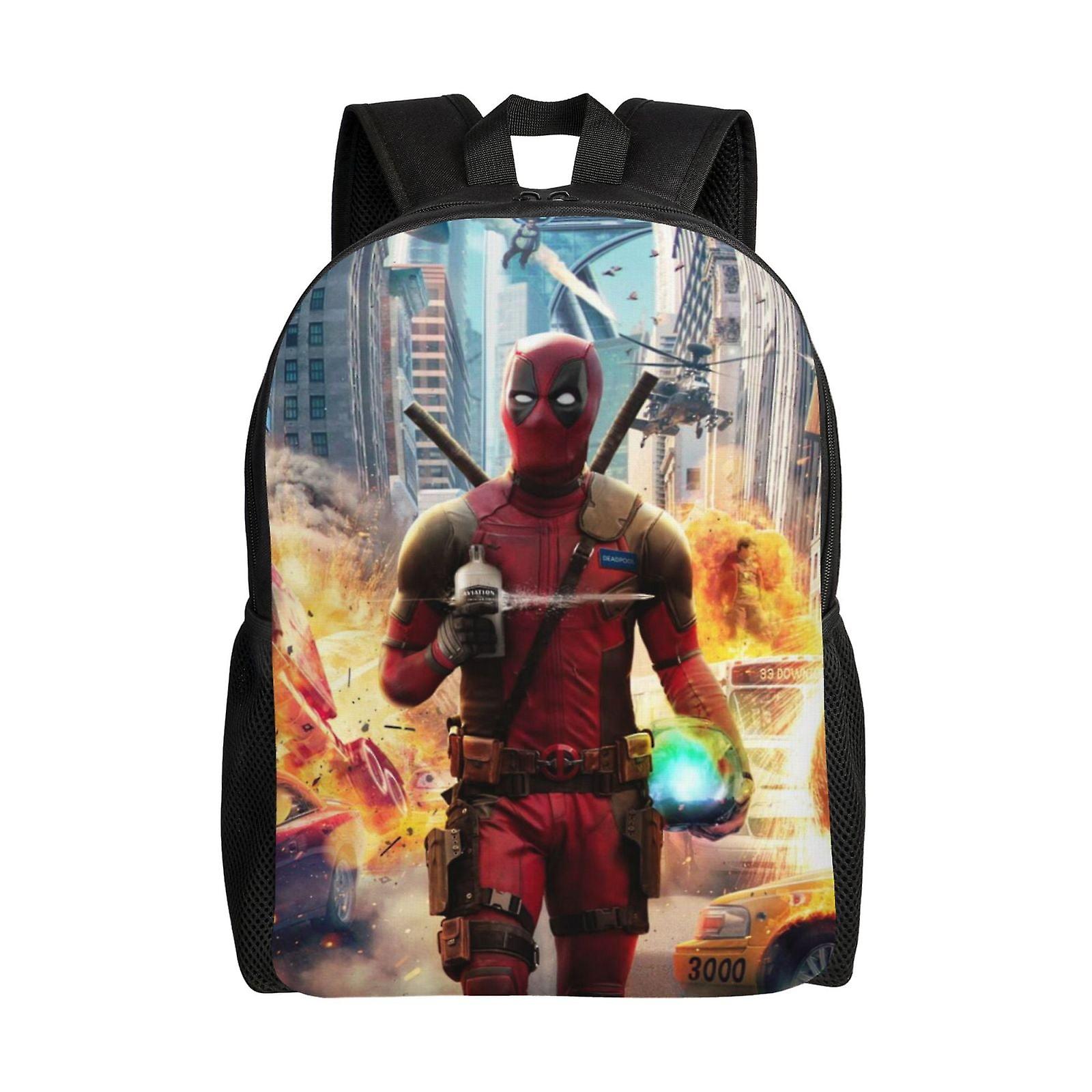 Deadpool Kid Backpack School Bag Elementary Students Bookbags
