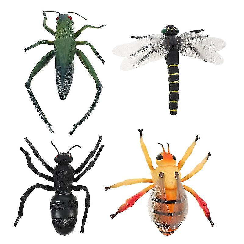 4pcs Simulation Insect Toy