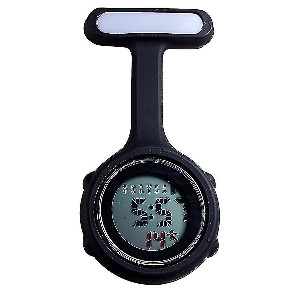 Multifunctional Electronic Nurse Watch Silicone Nurse Watch Luminous Alarm Chronograph Watch Digital Chest Watch