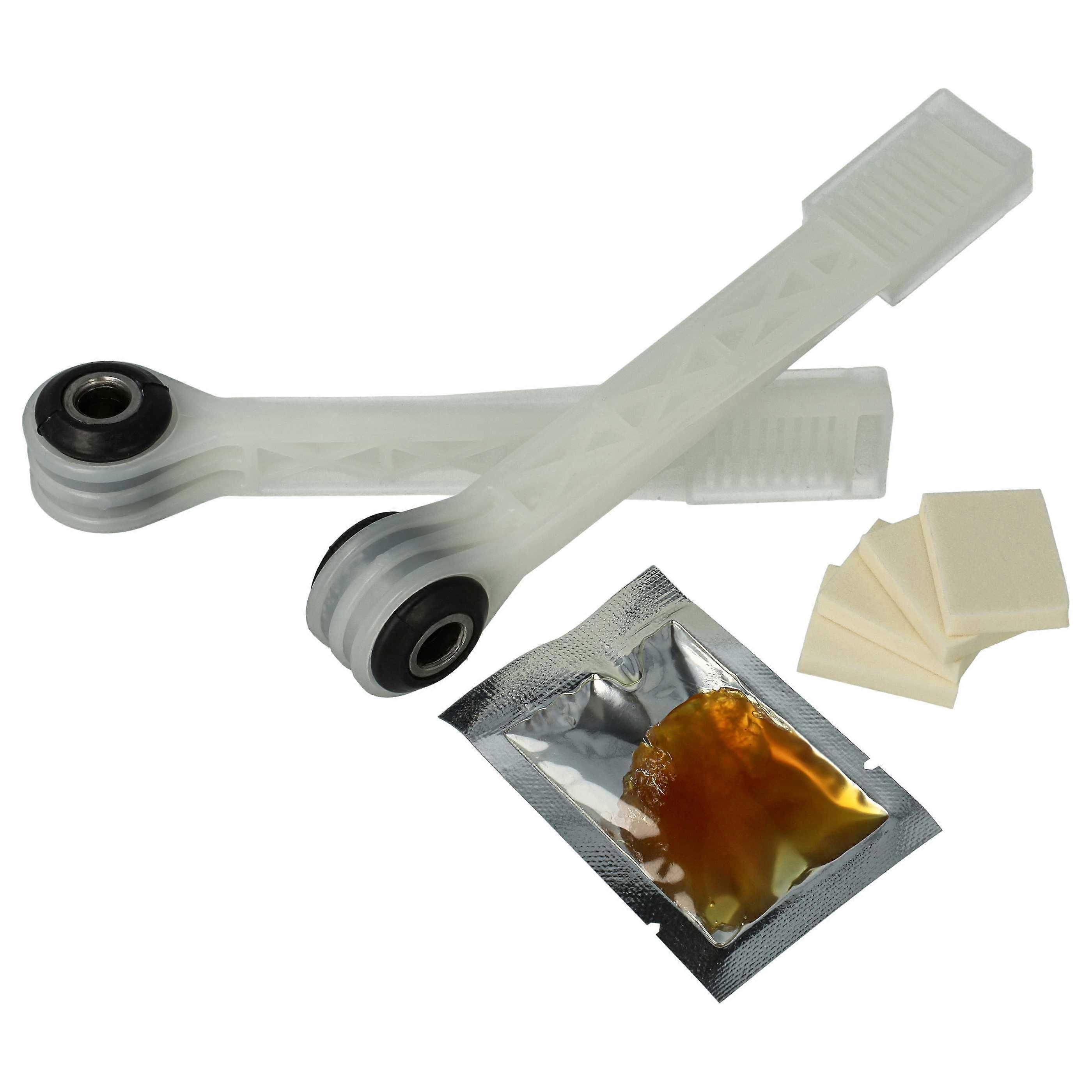 Amortisseur vhbw 2x compatible avec Constructa CWF12P36, CWF12P26, CWD14D10, CWD14C00, CWF10S10, CWF10P36, CWF10P26 CWF10P16 machine à laver - 90 N