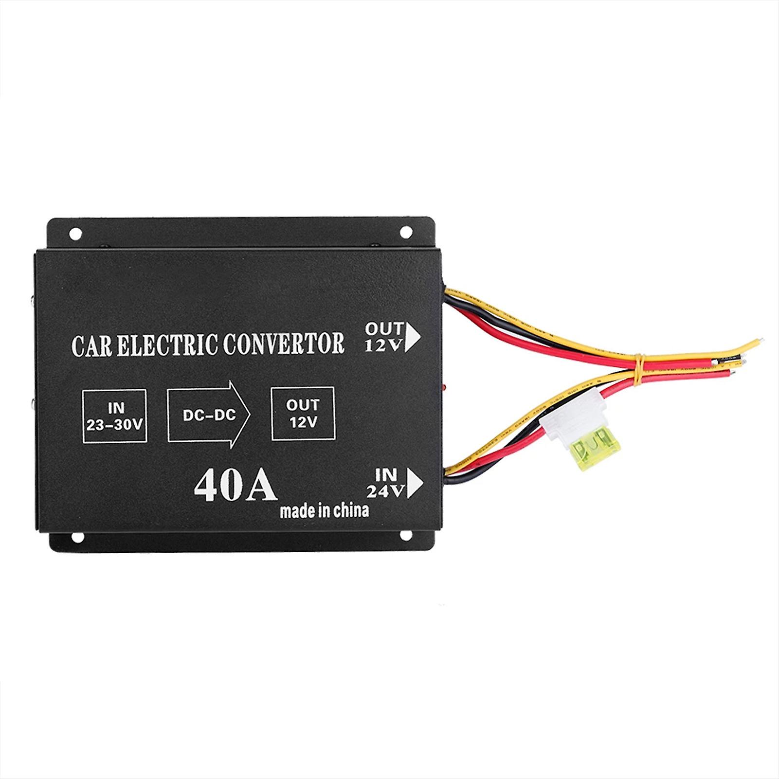 24V To 12V 40A DC DC Step-Down Converter Reducer Electric Voltage Reducer for Automotive