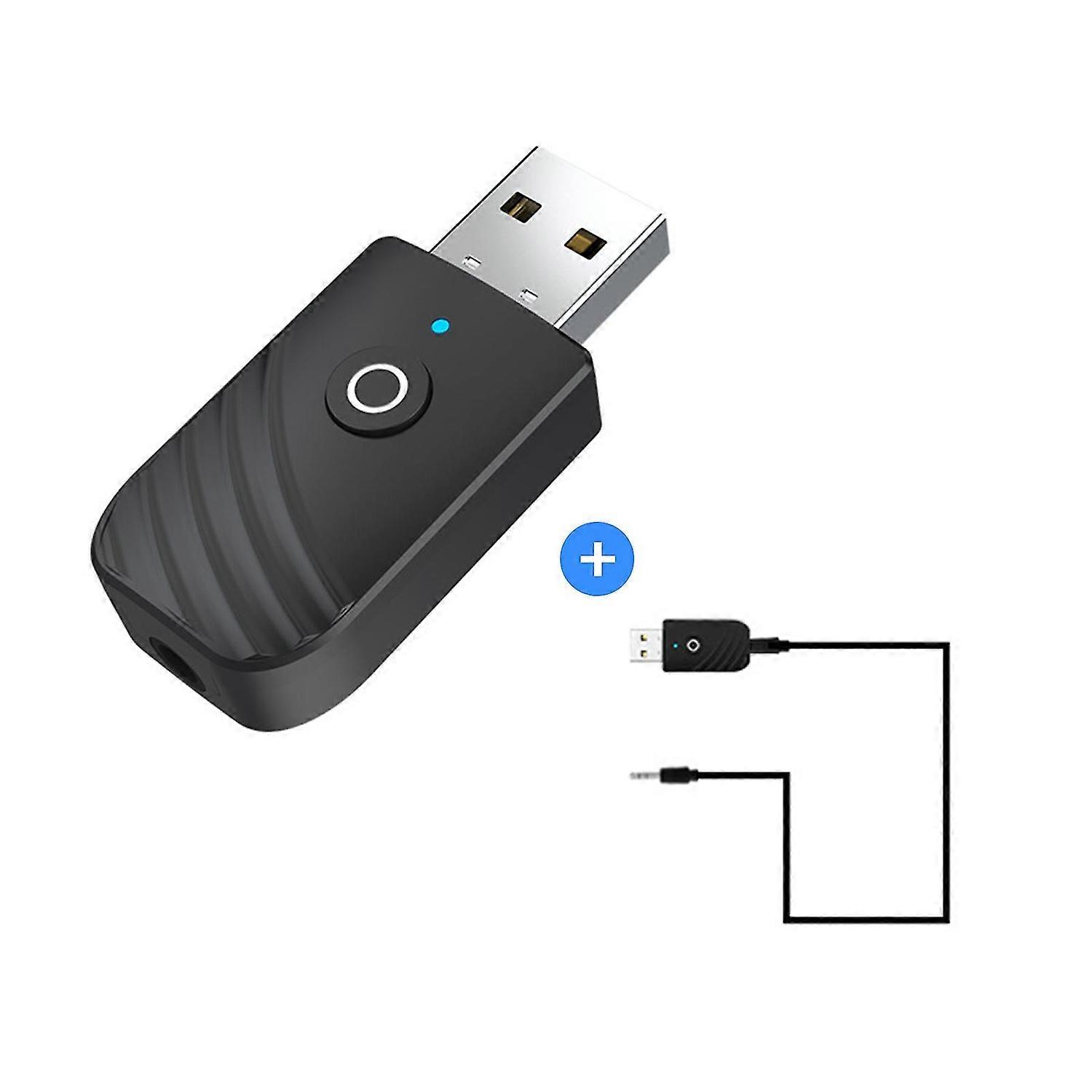 Bluetooth 5.0 Audio Receiver Transmitter 3 in 1 USB Wireless Adapter for TV Car