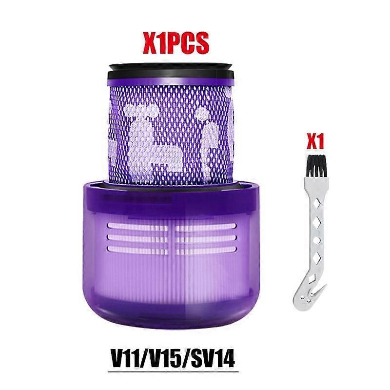HEPA Washable Filter Spare Replacement for Dyson Vacuum Cleaner Accessories V11 V15 SV14 SV18 - Purp