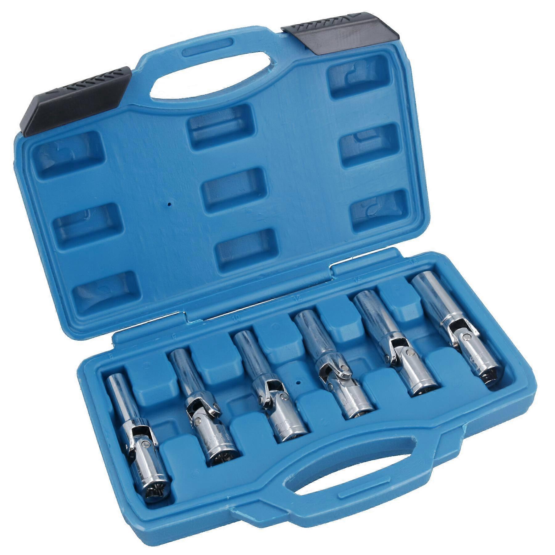 Extra Long Diesel Glow Plug Socket Set Universal Joint 8-16mm Removal 3/8" Dr
