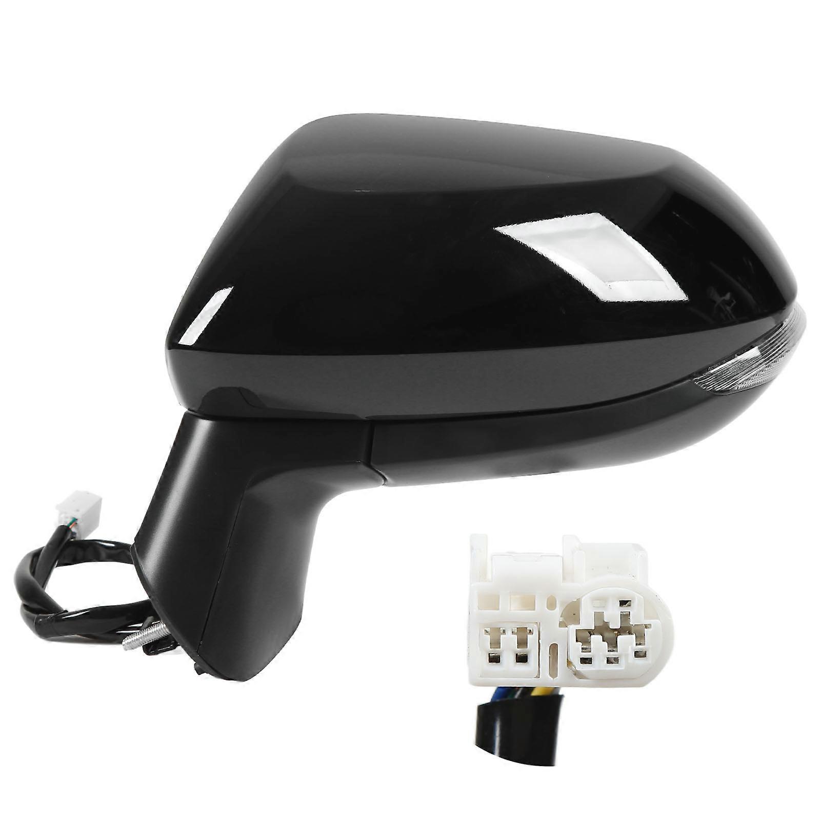 Gloss Black Power Heated Side Mirror With Turn Signal Replacement for Corolla E210 20202022 Left E2U511