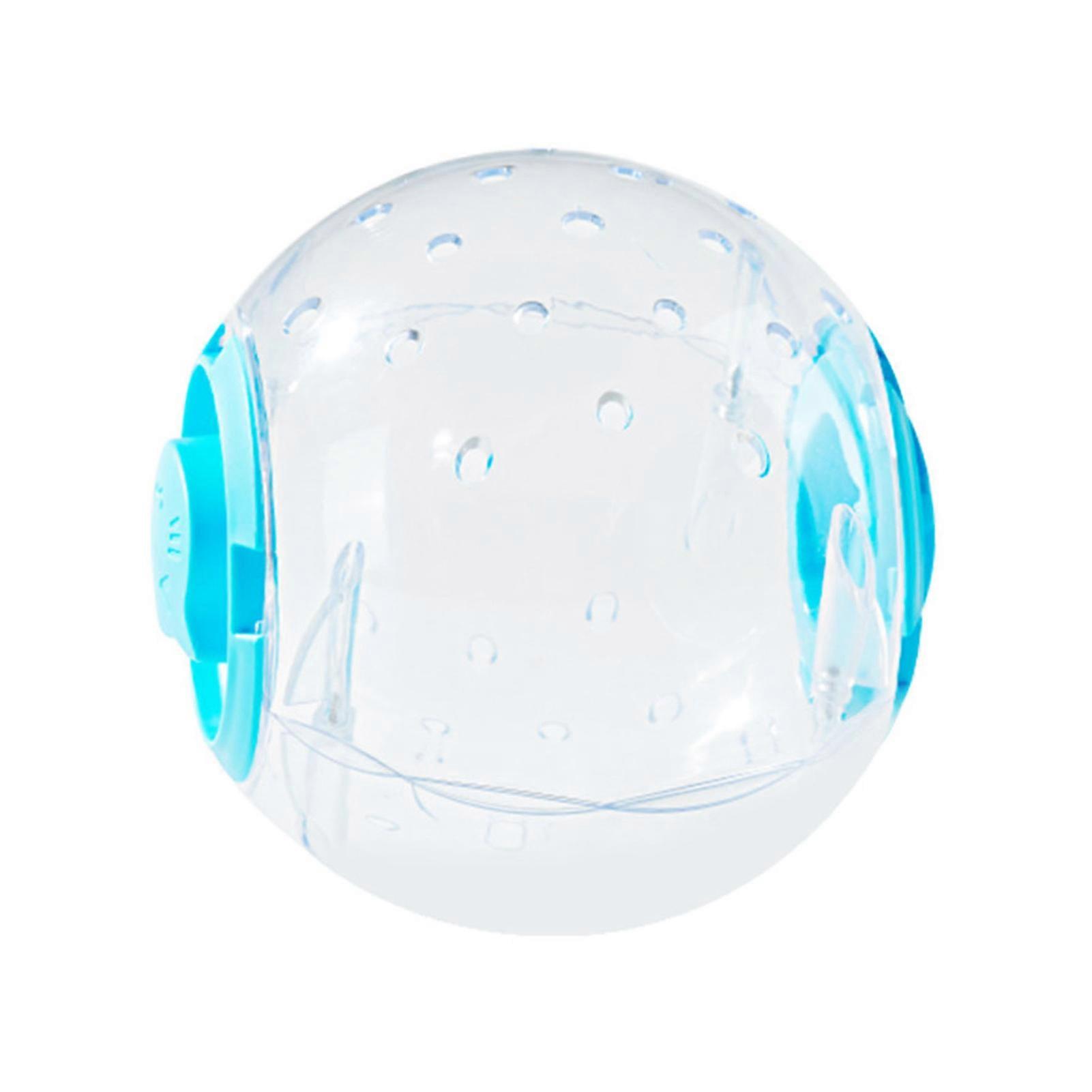 Transparent Hamster Running Ball Buckle Closing Multi-hole Breathable Relieve Boredom Crystal Running Ball Hamster Supplies
