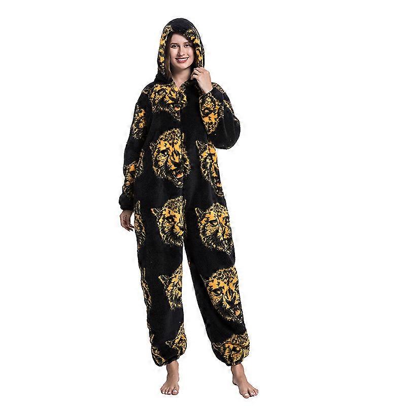En tjock vinterpyjamas