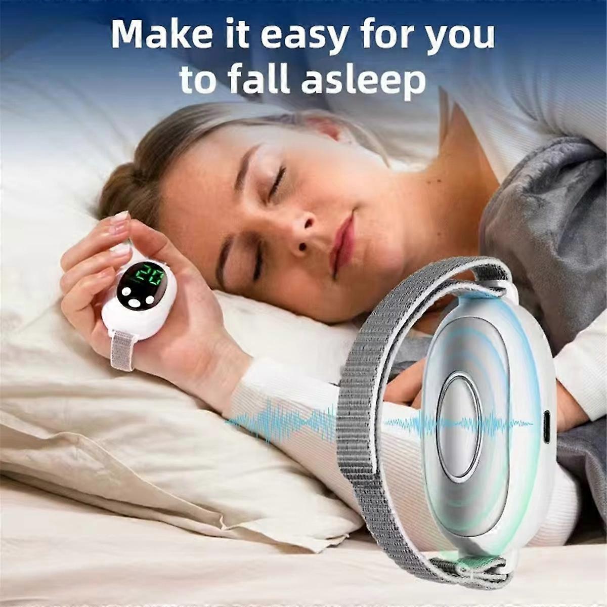Convenient Handheld Sleep Aid EMS Mini Current Calming Sleep Aid Multi Level Adjustment Intelligent Sleep Aid USB