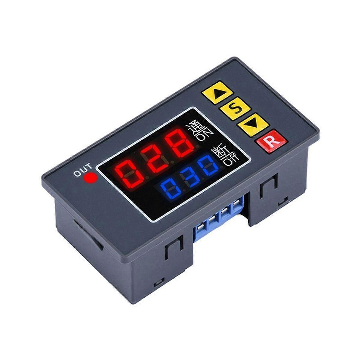 T3231 Regolatore di tempo programmabile DC 24V 480W Dual LED Display Interruttore di ritardo a relè digitale
