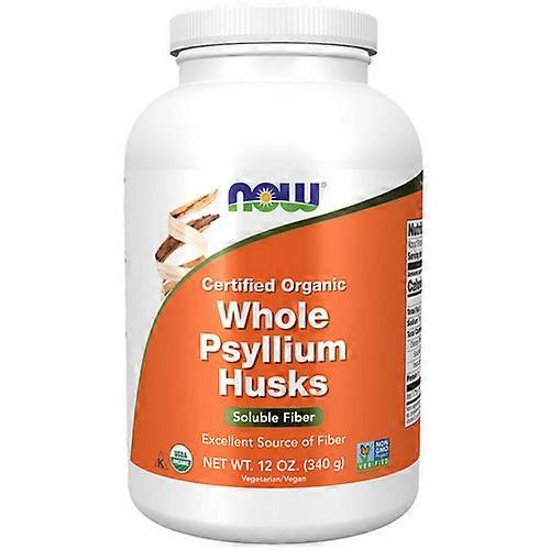 Now Foods Whole Psyllium Husks, Intero 12 oz (Confezione da 1)