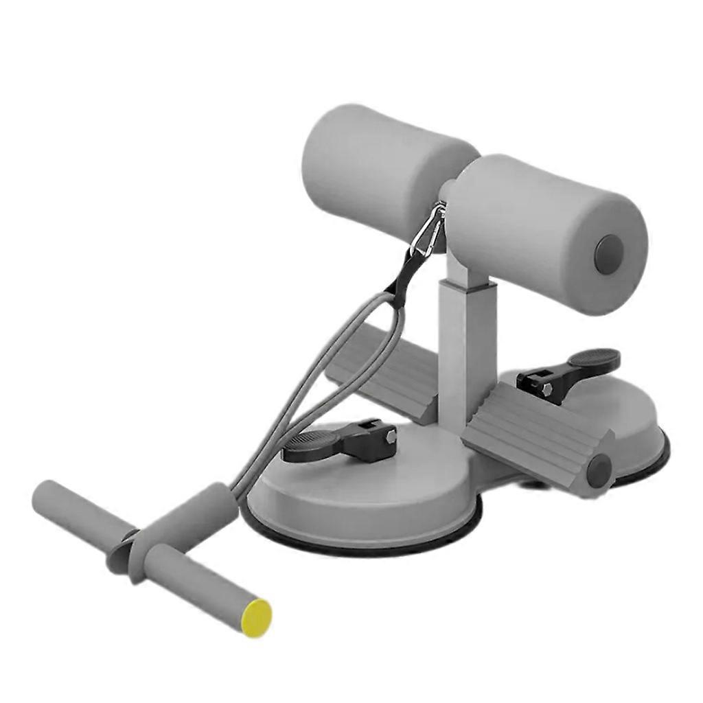 Floor Sit Up Bar Portable Sit Up Tool with Strong Suctions Cups for Fitness