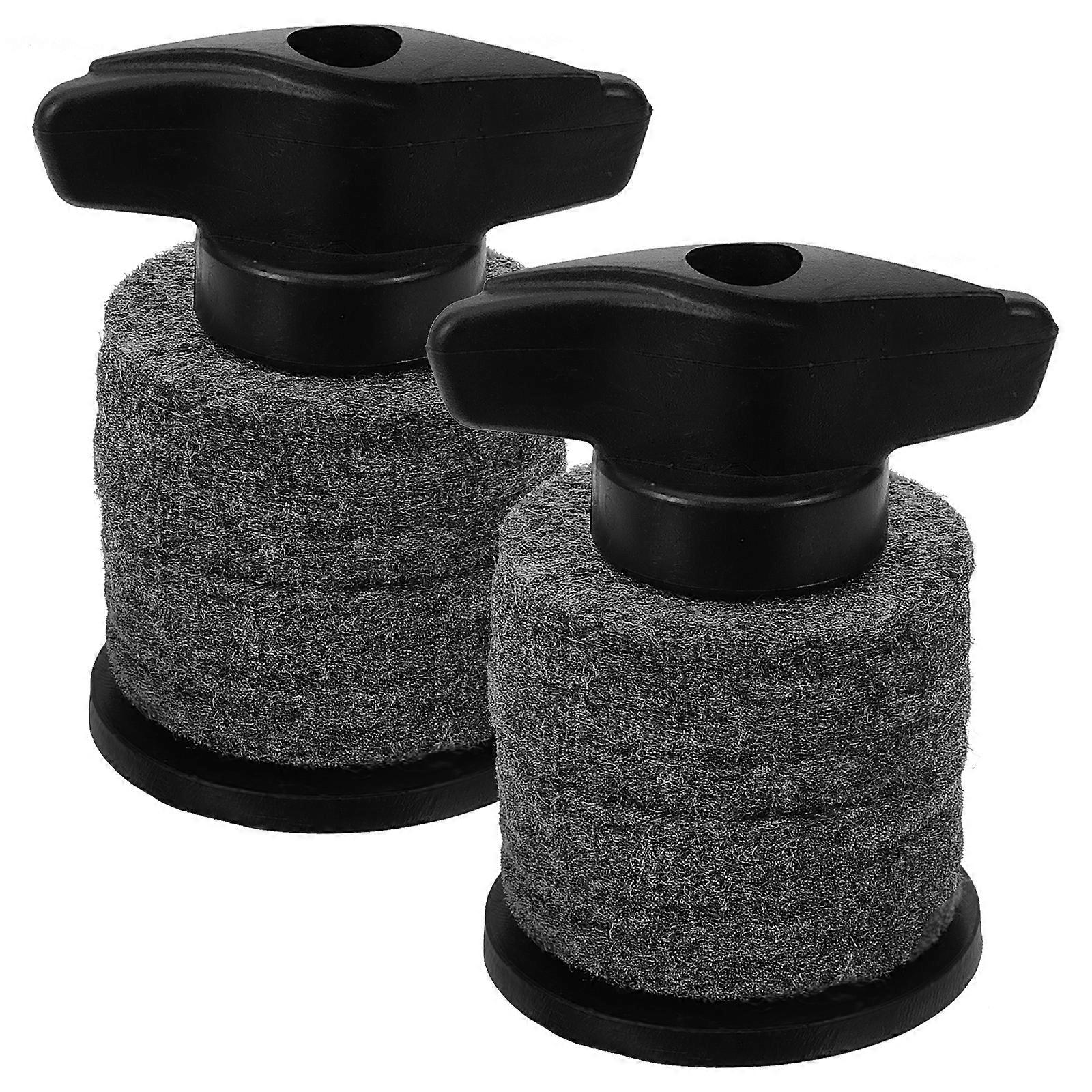 2 Sets Drum Cymbal Sleeves Plastic Drum Cymbal Stands Percussion Instruments Accessories