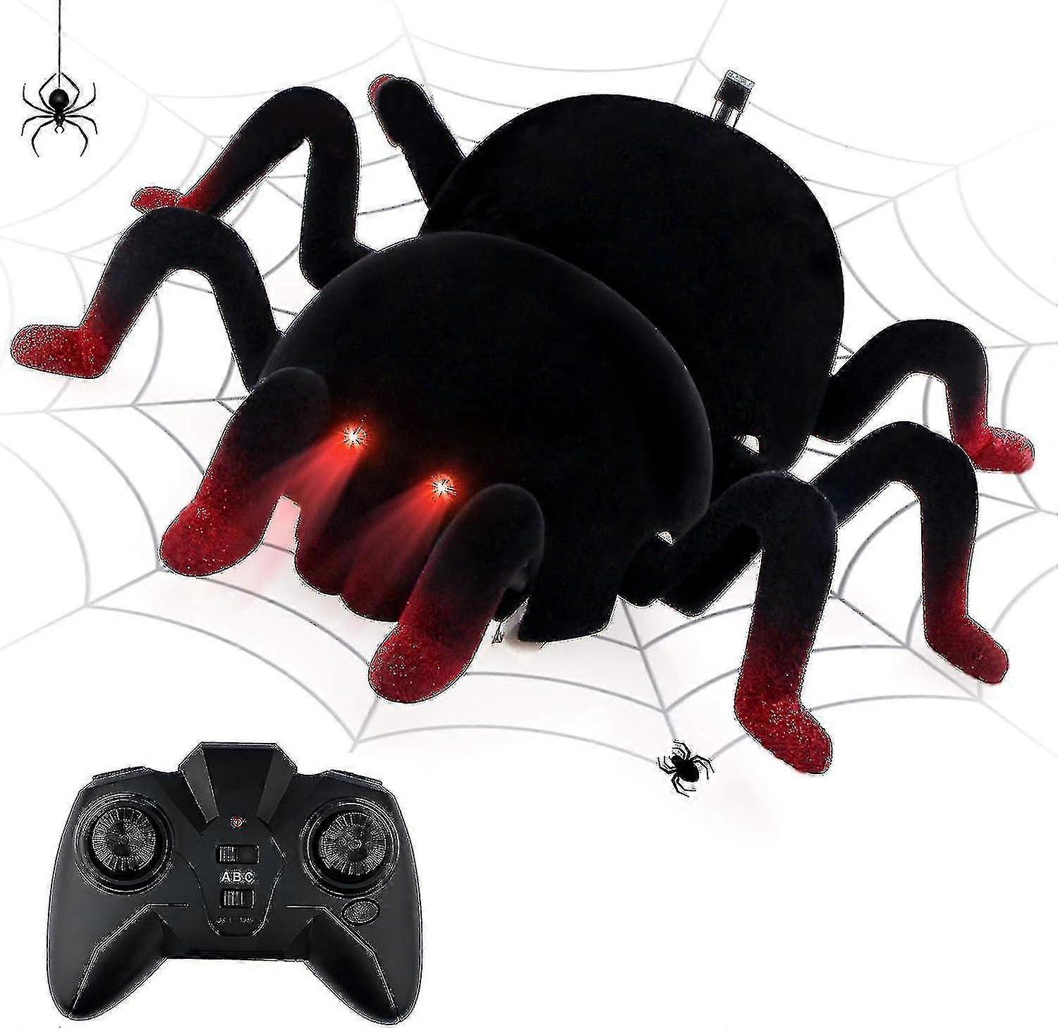 التحكم عن بعد العنكبوت، أطفال لعب الجدار الكلمة وسائط مزدوجة 360rotation حيلة سيارات الصليب الأحمر مع عيون الصمام