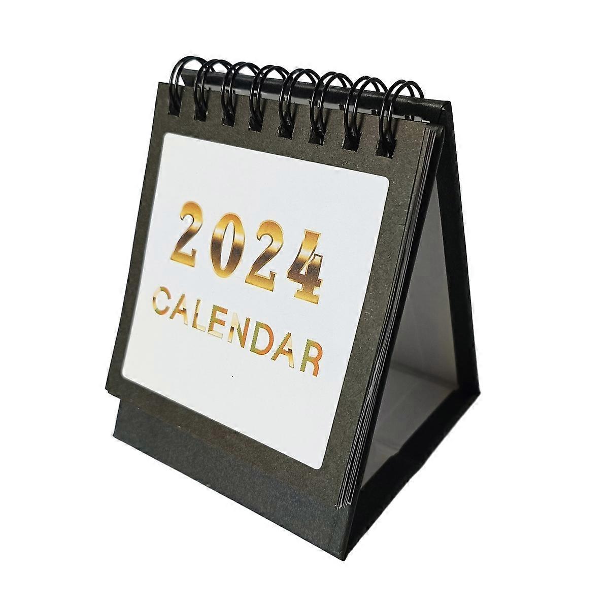 Mini Desk Calendar Jul 2023 to Dec 2024 Small Desktop Calendar Mini Daily Schedule for Home Office School