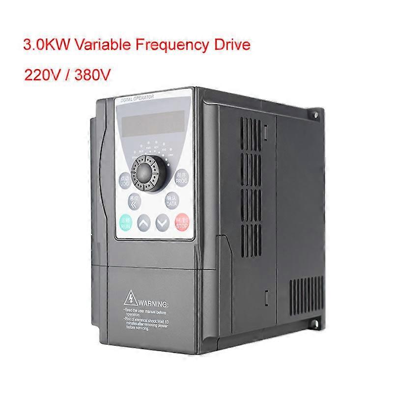 220V 380v 3kw Vfd Converter Inverter 3000w Variable Frequency Drive Speed Controller For 1.5/2.2kw Cnc Router Spindle