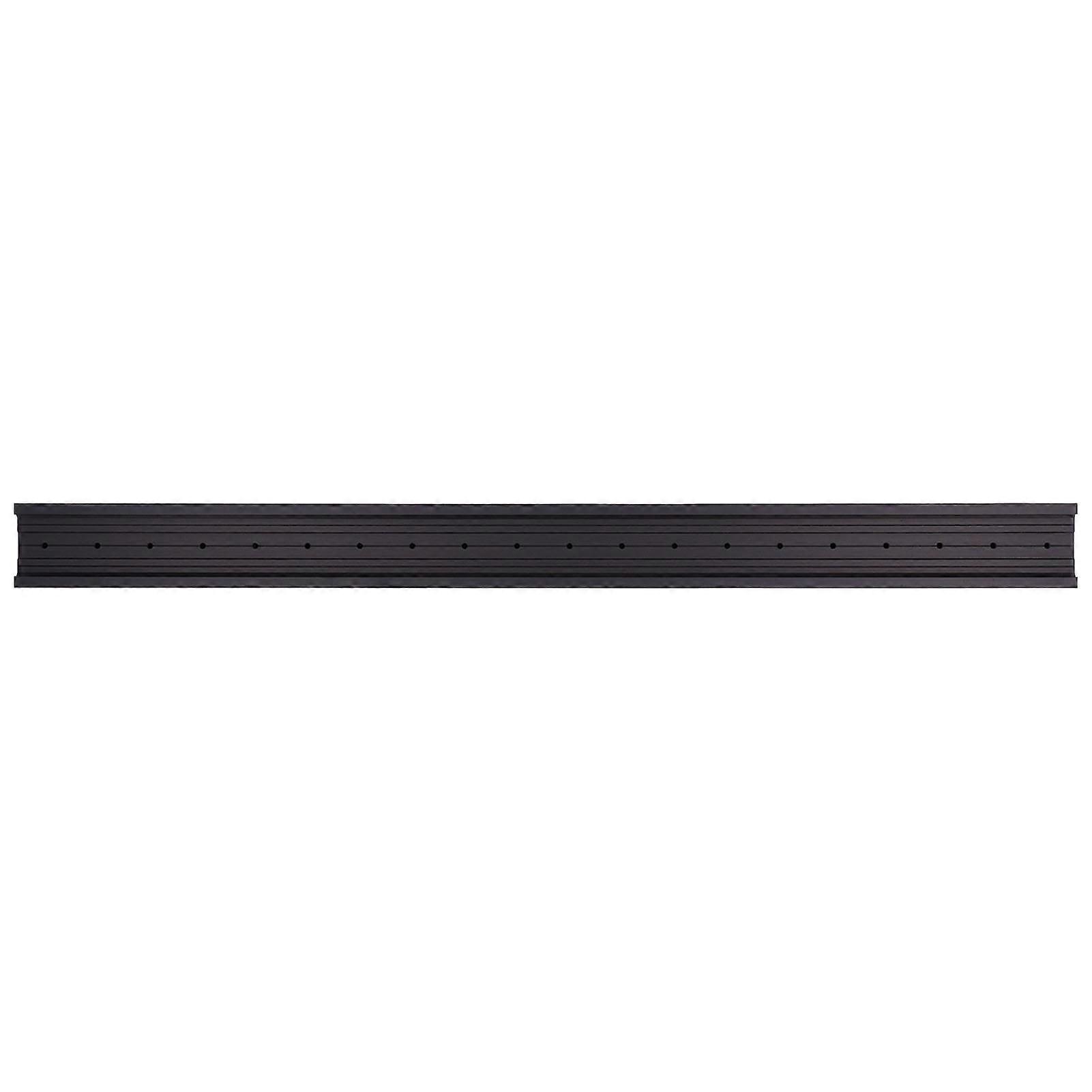 Linear Rail Slide Guide Aluminium Profiles V Slot Embeddable Black for Printing Engraving500mm / 19.69in
