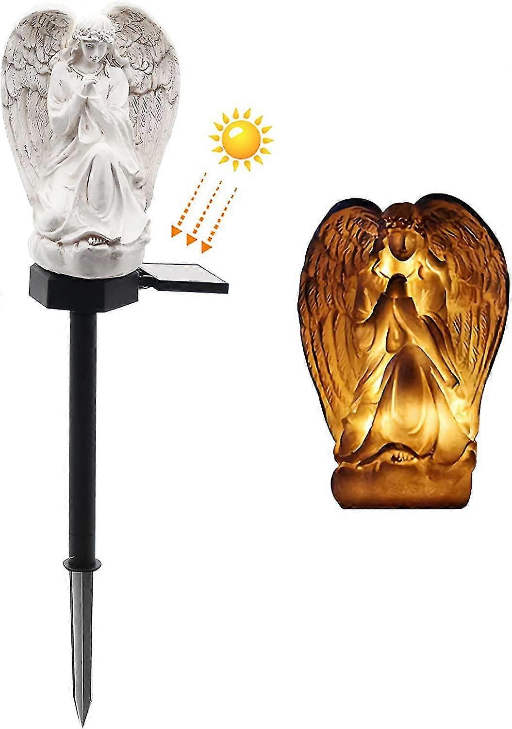 solar light outdoor led waterproof angel light