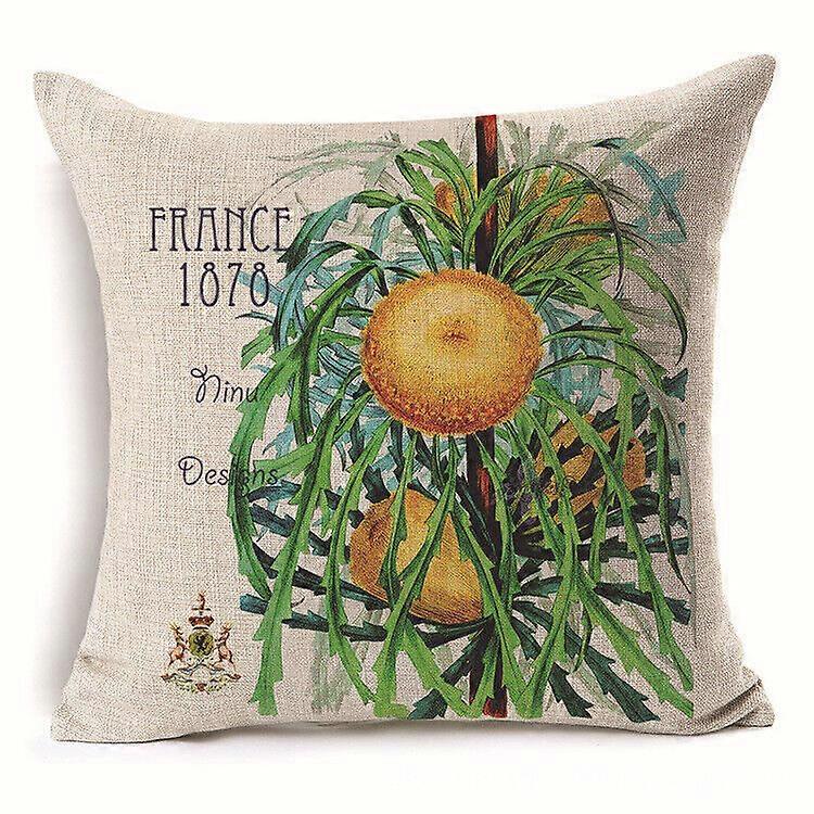 Design Vintage Algodão Linho Fronha Capa de Almofada Sofá Home Decor Design 281jpjcjh