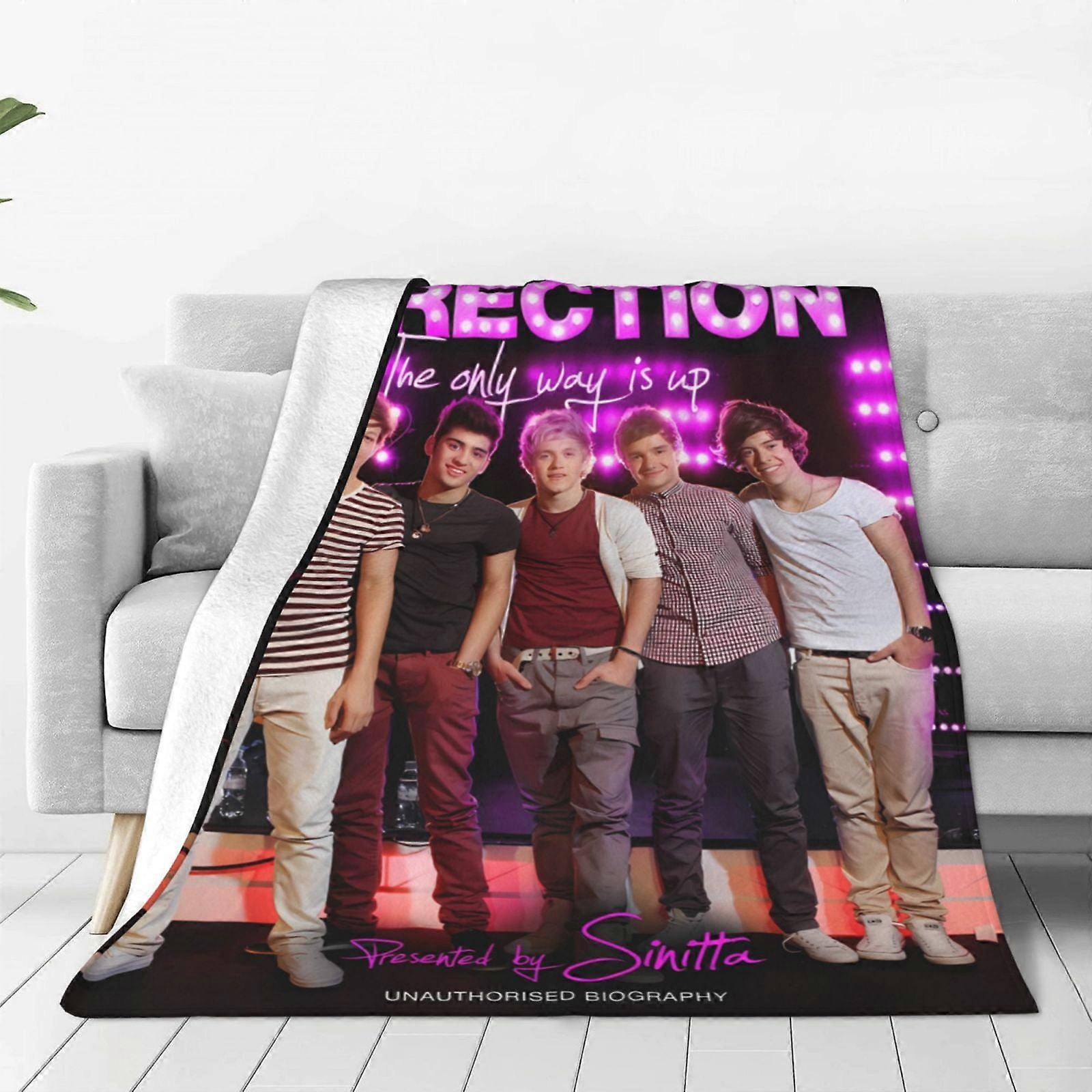 Tæpper c1371 Envejs 1D tæpper Flannel Fleece Varmt Blødt tæppe Til Sofa Sovesofa Stue Hele sæsonen Indretning Gave 60X50"" re1371 Sort