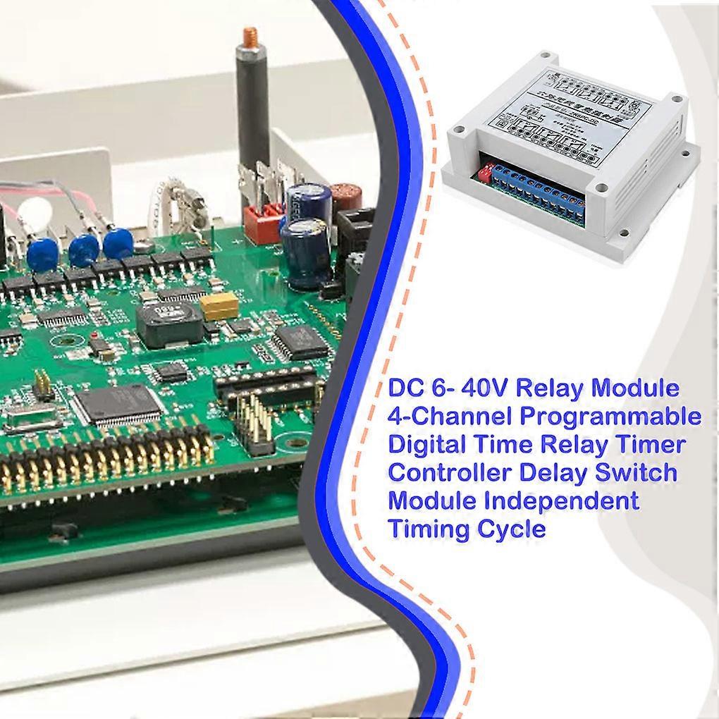 Detachable Smart Controller 6-Channel Time Relay with LED Indicator for Light Control Garage Door Control