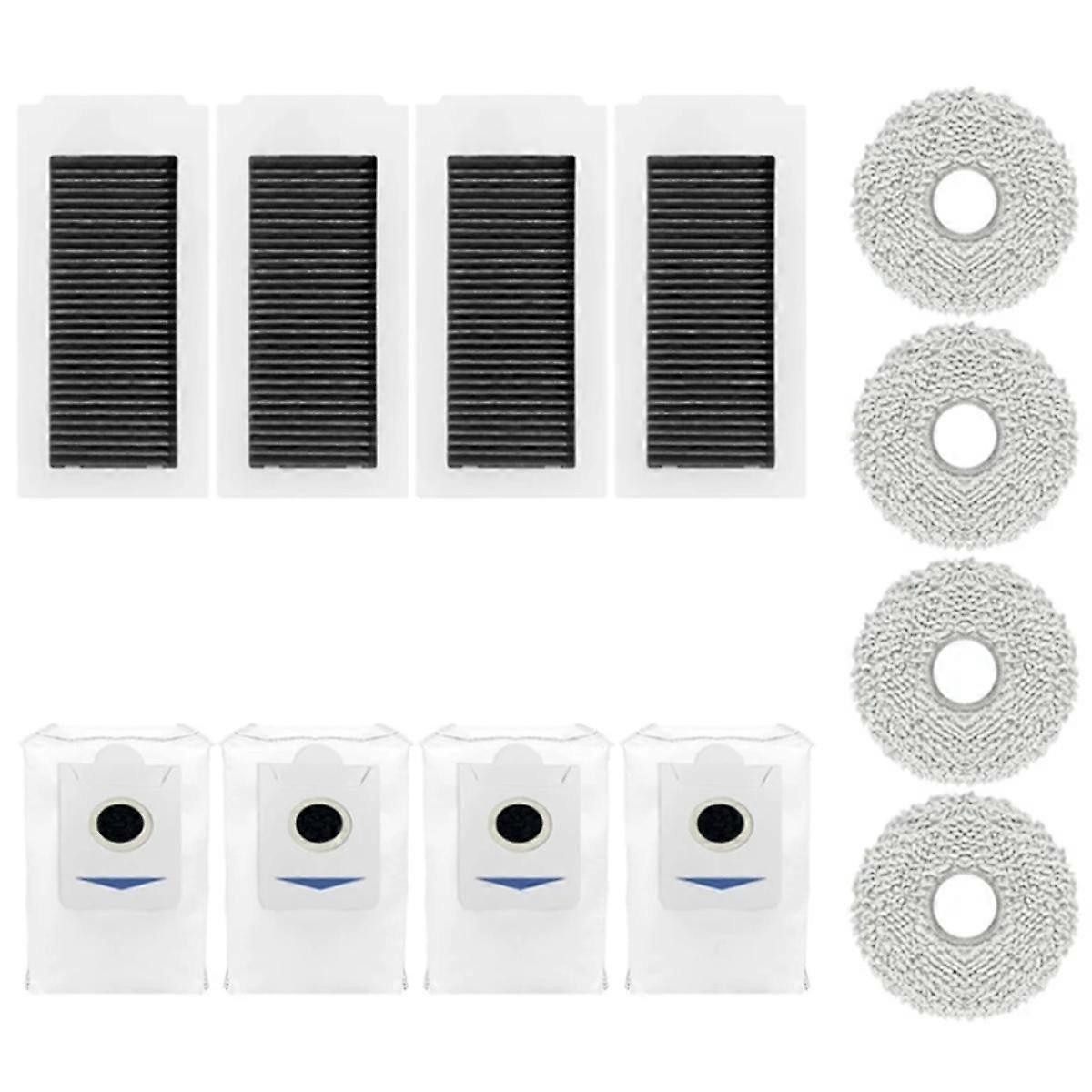 For X5 PRO Sweeping Robot Accessories Mop Dust Bag Mop Consumables Side Roller Brush Filter Element