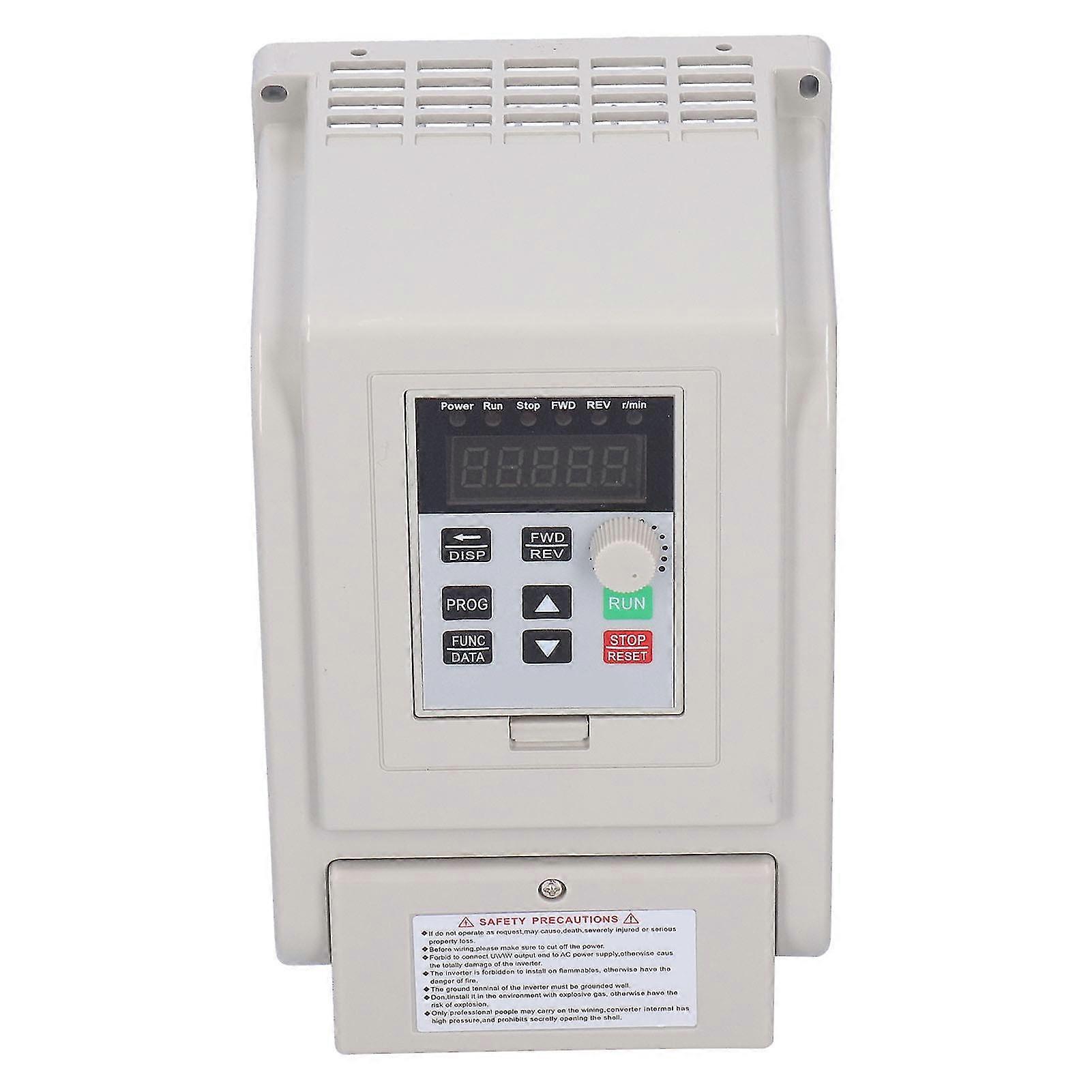 3-Phase 220V 2.2KW VFD Motor Speed Controller - Single to 3-Phase Inverter AT5-2200X