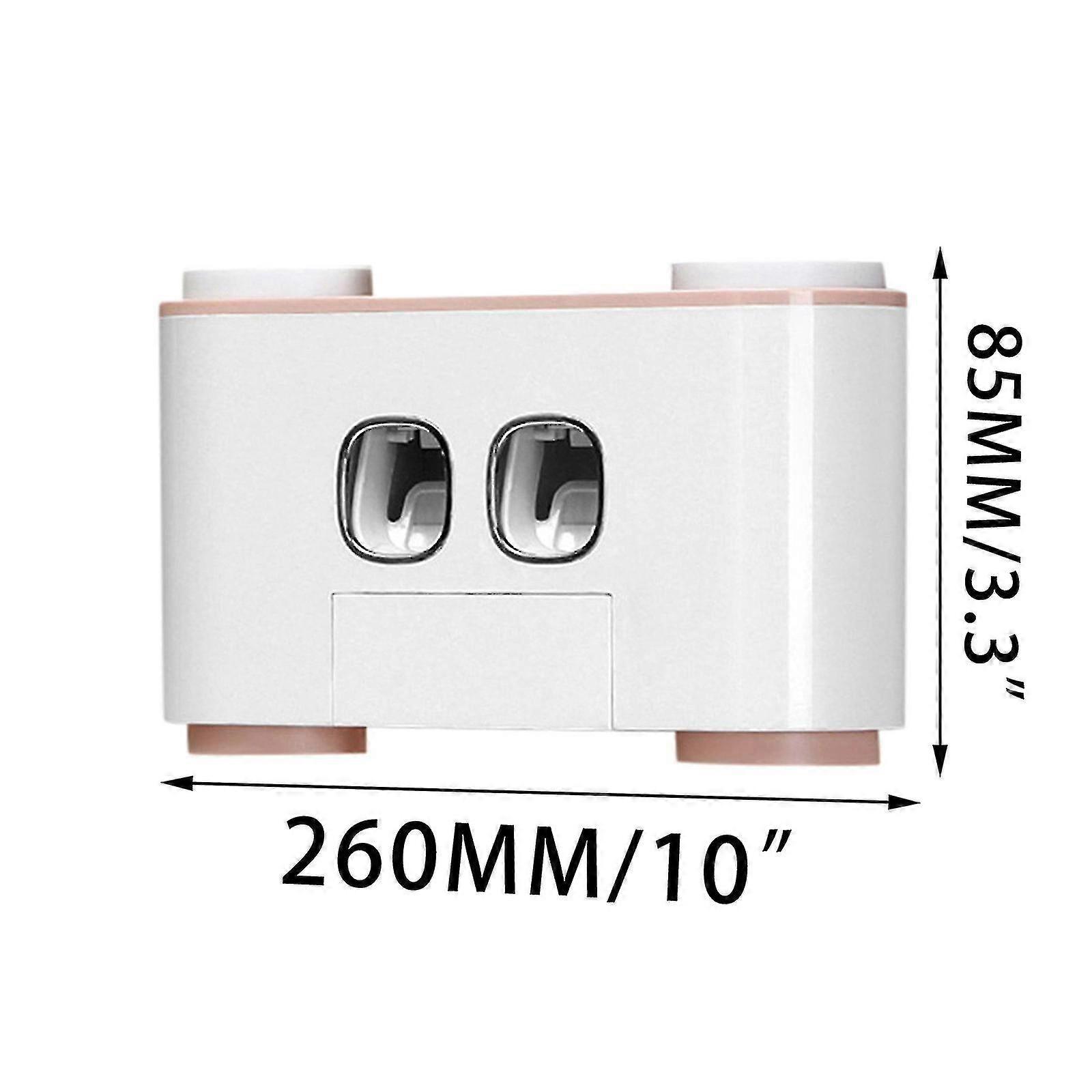 Automatic Auto Squeezer Toothpaste Dispenser Cup Set Wall Hanging Box