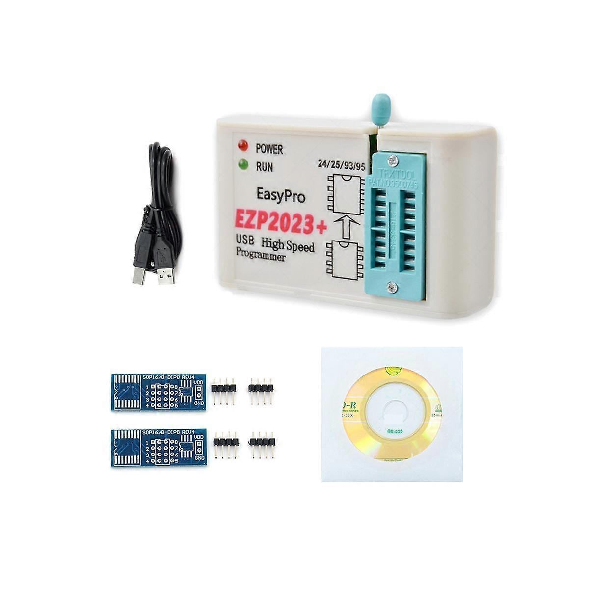 EZP2023 High-Speed USB SPI FLASH Programmer EZP2023 Support 24/25/93 EEPROM Bios 25T80 Burning Offl
