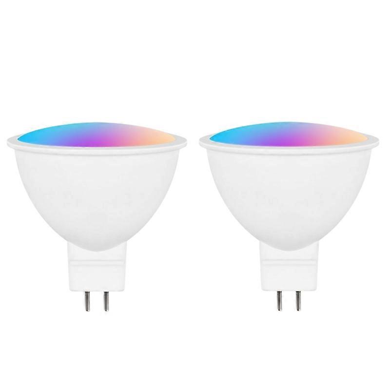 1/2/3Pcs Smart Homekit WiFi MR16 Smart LED Light Bulb 12V RGBCW Dimmable Lamp Siri Voice Control 5W Spotlighting Color Changing