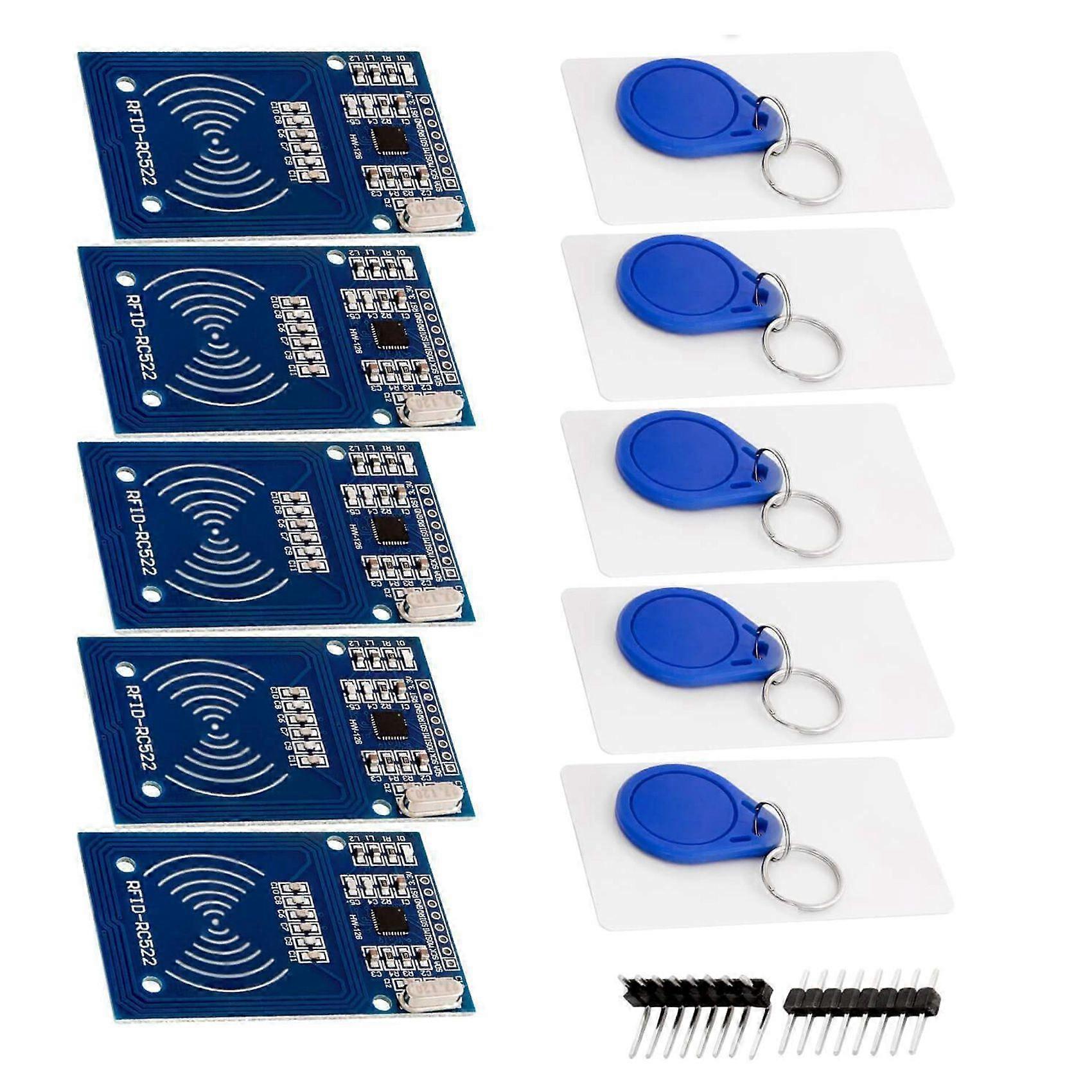 Zestaw RFID RC522 z czytnikiem, chipem i kartą 13,56 MHz SPI kompatybilny z i dla Raspberry Pi