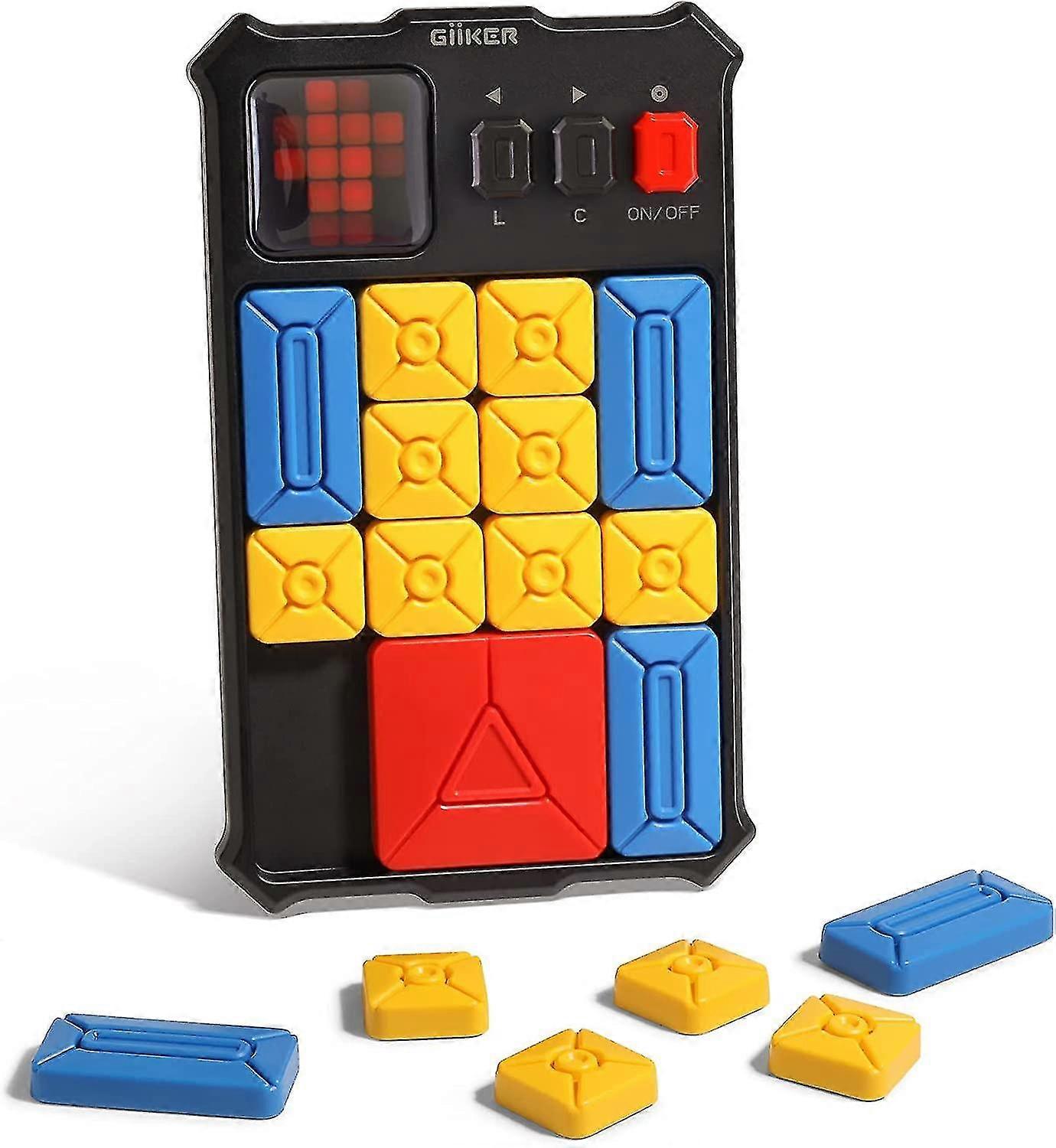 Super Slide Brain Games, 500+ Levelled Up Challenges Brain Teaser Puzzles, Interactive Handheld Game Console, Learning Education Travel Stem Toys, Sto