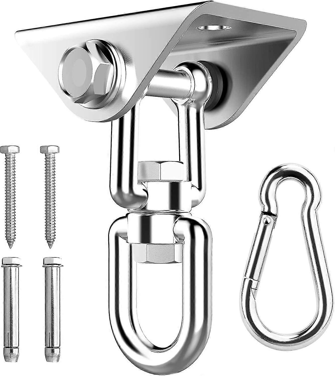 Stainless Steel Ceiling Hook 250kg Capacity 360 Rotating Toggle Hook Gift