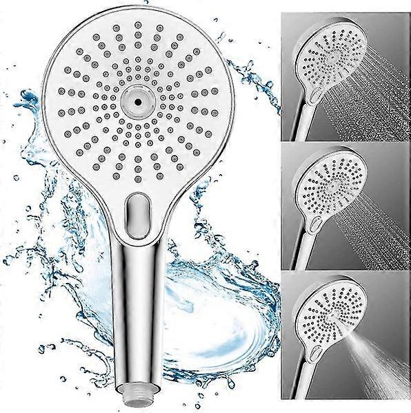 Premium Self-Cleaning Water Saving 3-Spray Rainfall Hand Shower