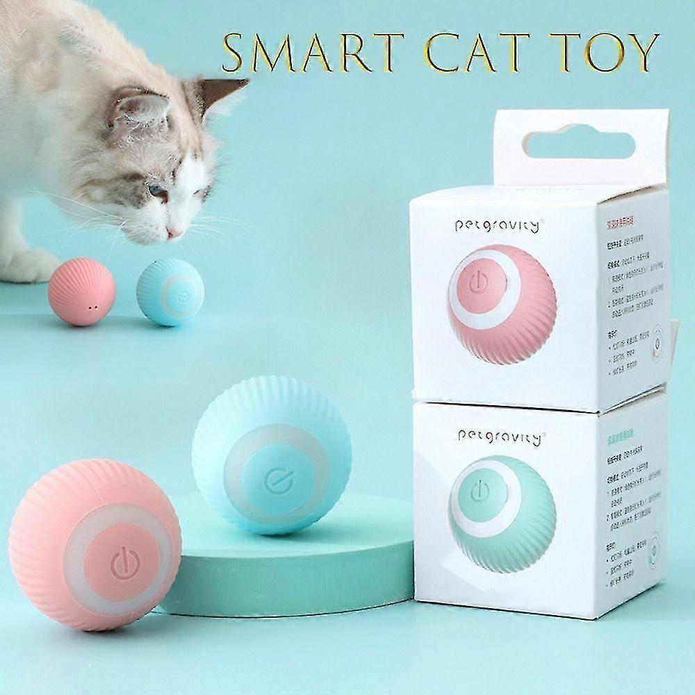 Smart Cat Ball Toys Automatic Rolling Ball Electric Cat Toy Interactive for Cat Fyz NZI