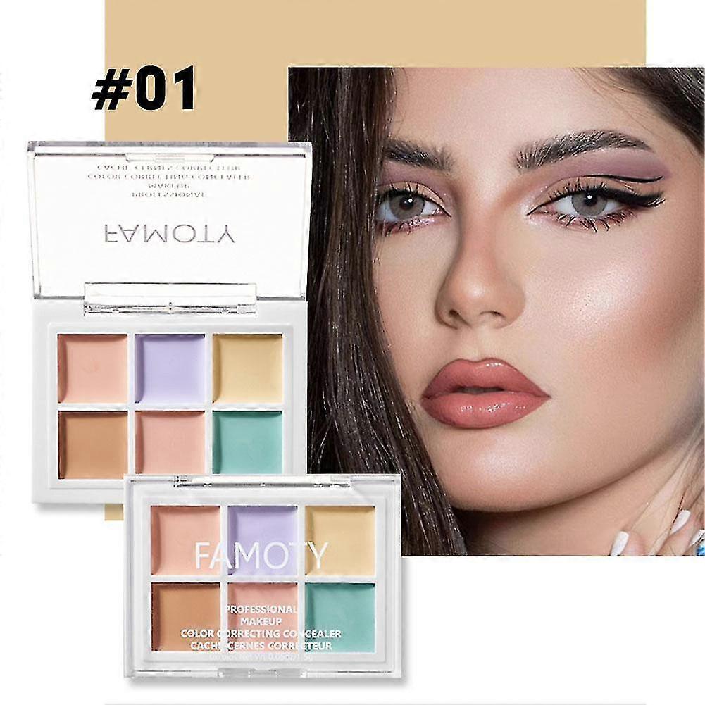Cream Concealer Contour Palette Multi-Function Makeup Correcting Concealer Six Color